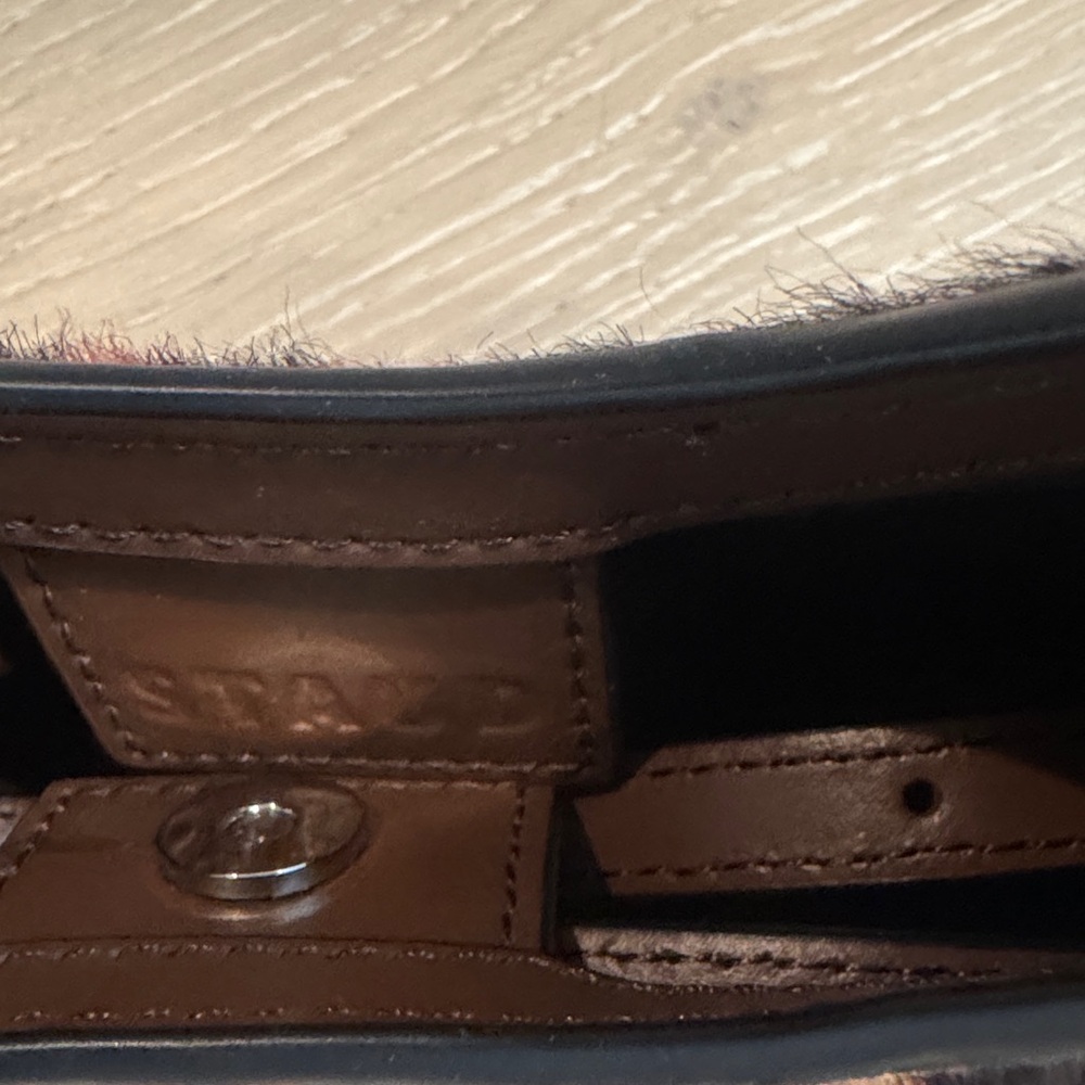 STAUD Good Night Moon calf hair clutch - Picture 3 of 3